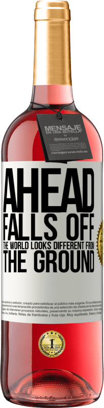 29,95 € 免费送货 | 桃红葡萄酒 ROSÉ版 来吧跌倒。世界看起来与地面不同 白标. 可自定义的标签 青年酒 收成 2024 Tempranillo