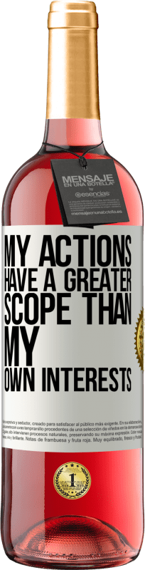 29,95 € 免费送货 | 桃红葡萄酒 ROSÉ版 我的行为超出了自己的兴趣范围 白标. 可自定义的标签 青年酒 收成 2025 Tempranillo