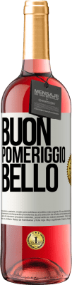 29,95 € Spedizione Gratuita | Vino rosato Edizione ROSÉ Buon pomeriggio, bello Etichetta Bianca. Etichetta personalizzabile Vino giovane Raccogliere 2023 Tempranillo