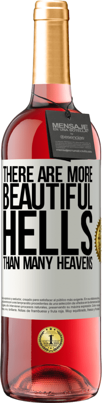 29,95 € Free Shipping | Rosé Wine ROSÉ Edition There are more beautiful hells than many heavens White Label. Customizable label Young wine Harvest 2023 Tempranillo