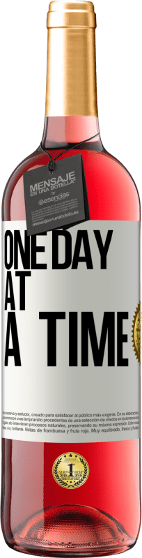 29,95 € Free Shipping | Rosé Wine ROSÉ Edition One day at a time White Label. Customizable label Young wine Harvest 2024 Tempranillo