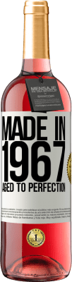 29,95 € Free Shipping | Rosé Wine ROSÉ Edition Made in 1967. Aged to perfection White Label. Customizable label Young wine Harvest 2025 Tempranillo