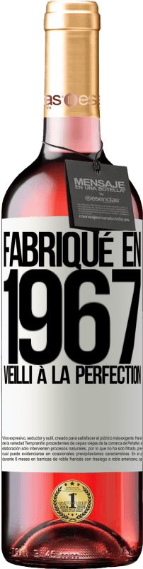 29,95 € Envoi gratuit | Vin rosé Édition ROSÉ Fabriqué en 1967. Vieilli à la perfection Étiquette Blanche. Étiquette personnalisable Vin jeune Récolte 2023 Tempranillo