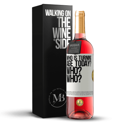 «今天谁在变年龄？谁？谁？» ROSÉ版