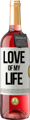 29,95 € Free Shipping | Rosé Wine ROSÉ Edition Love of my life White Label. Customizable label Young wine Harvest 2023 Tempranillo