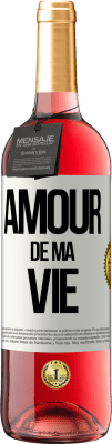 29,95 € Envoi gratuit | Vin rosé Édition ROSÉ Amour de ma vie Étiquette Blanche. Étiquette personnalisable Vin jeune Récolte 2023 Tempranillo