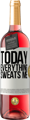 29,95 € Free Shipping | Rosé Wine ROSÉ Edition Today everything sweats me White Label. Customizable label Young wine Harvest 2023 Tempranillo