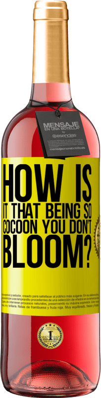 29,95 € 免费送货 | 桃红葡萄酒 ROSÉ版 这么茧，你不开花怎么办？ 黄色标签. 可自定义的标签 青年酒 收成 2025 Tempranillo