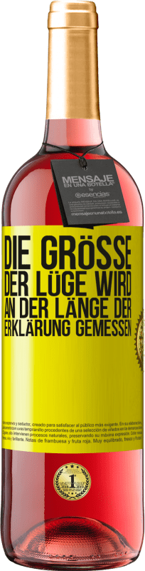 29,95 € Kostenloser Versand | Roséwein ROSÉ Ausgabe Die Größe der Lüge wird an der Länge der Erklärung gemessen Gelbes Etikett. Anpassbares Etikett Junger Wein Ernte 2024 Tempranillo