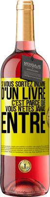 29,95 € Envoi gratuit | Vin rosé Édition ROSÉ Si vous sortez indmne d'un livre, c'est parce que vous n'êtes jamais entré Étiquette Jaune. Étiquette personnalisable Vin jeune Récolte 2024 Tempranillo