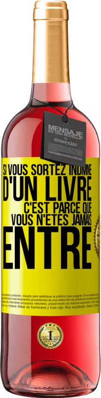 29,95 € Envoi gratuit | Vin rosé Édition ROSÉ Si vous sortez indmne d'un livre, c'est parce que vous n'êtes jamais entré Étiquette Jaune. Étiquette personnalisable Vin jeune Récolte 2024 Tempranillo