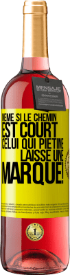 29,95 € Envoi gratuit | Vin rosé Édition ROSÉ Même si le chemin est court. Celui qui piétine, laisse une marque! Étiquette Jaune. Étiquette personnalisable Vin jeune Récolte 2024 Tempranillo