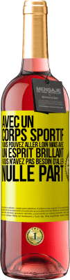 29,95 € Envoi gratuit | Vin rosé Édition ROSÉ Avec un corps sportif, vous pouvez aller loin, mais avec un esprit brillant vous n'avez pas besoin d'aller nulle part Étiquette Jaune. Étiquette personnalisable Vin jeune Récolte 2024 Tempranillo