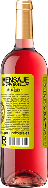 29,95 € Free Shipping | Rosé Wine ROSÉ Edition Looking is one thing. Look at me, you are another different verb Yellow Label. Customizable label Young wine Harvest 2021 Tempranillo