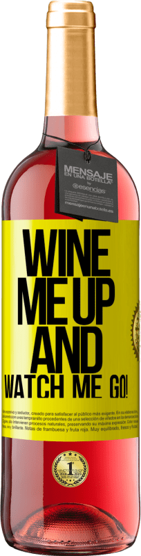 29,95 € Free Shipping | Rosé Wine ROSÉ Edition Wine me up and watch me go! Yellow Label. Customizable label Young wine Harvest 2023 Tempranillo
