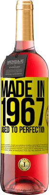 29,95 € Free Shipping | Rosé Wine ROSÉ Edition Made in 1967. Aged to perfection Yellow Label. Customizable label Young wine Harvest 2025 Tempranillo
