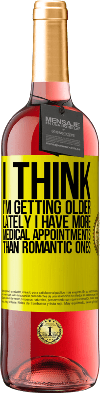 29,95 € 送料無料 | ロゼワイン ROSÉエディション 年を取ってきていると思います。最近はロマンティックな予約よりも多くの予約が必要です 黄色のラベル. カスタマイズ可能なラベル 若いワイン 収穫 2025 Tempranillo