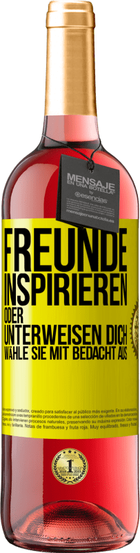 29,95 € Kostenloser Versand | Roséwein ROSÉ Ausgabe Freunde inspirieren oder unterweisen dich. Wähle sie mit Bedacht aus Gelbes Etikett. Anpassbares Etikett Junger Wein Ernte 2023 Tempranillo