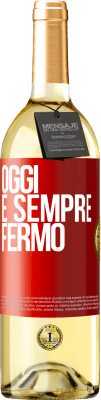 29,95 € Spedizione Gratuita | Vino bianco Edizione WHITE Oggi è sempre fermo Etichetta Rossa. Etichetta personalizzabile Vino giovane Raccogliere 2023 Verdejo