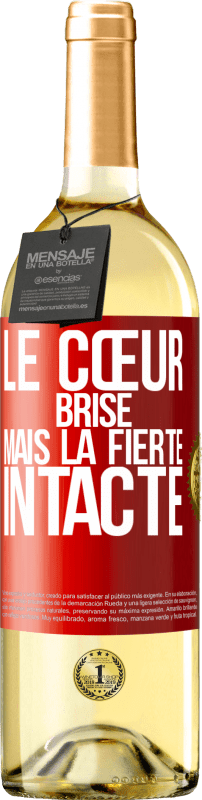 29,95 € Envoi gratuit | Vin blanc Édition WHITE Le cœur brisé. Mais la fierté intacte Étiquette Rouge. Étiquette personnalisable Vin jeune Récolte 2024 Verdejo