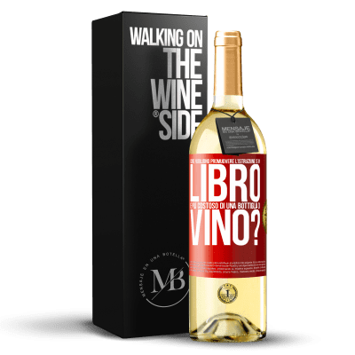 «Come vogliono promuovere l'istruzione se un libro è più costoso di una bottiglia di vino» Edizione WHITE