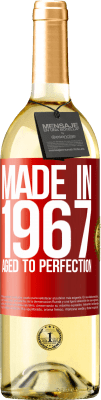 29,95 € 送料無料 | 白ワイン WHITEエディション 1967年製。完璧な熟成 赤いタグ. カスタマイズ可能なラベル 若いワイン 収穫 2025 Verdejo