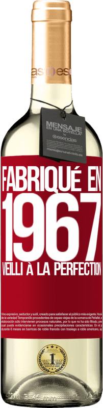 29,95 € Envoi gratuit | Vin blanc Édition WHITE Fabriqué en 1967. Vieilli à la perfection Étiquette Rouge. Étiquette personnalisable Vin jeune Récolte 2023 Verdejo