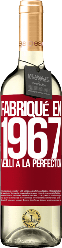 29,95 € Envoi gratuit | Vin blanc Édition WHITE Fabriqué en 1967. Vieilli à la perfection Étiquette Rouge. Étiquette personnalisable Vin jeune Récolte 2024 Verdejo