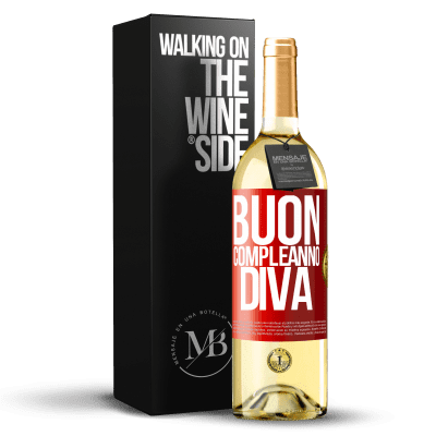«Buon compleanno Diva» Edizione WHITE