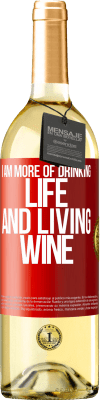 29,95 € Free Shipping | White Wine WHITE Edition I am more of drinking life and living wine Red Label. Customizable label Young wine Harvest 2024 Verdejo