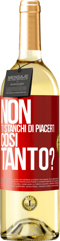 29,95 € Spedizione Gratuita | Vino bianco Edizione WHITE Non ti stanchi di piacerti così tanto? Etichetta Rossa. Etichetta personalizzabile Vino giovane Raccogliere 2024 Verdejo