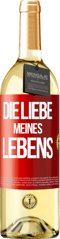 29,95 € Kostenloser Versand | Weißwein WHITE Ausgabe Die Liebe meines Lebens Rote Markierung. Anpassbares Etikett Junger Wein Ernte 2024 Verdejo