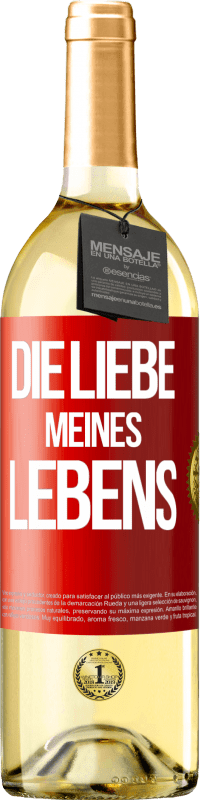 29,95 € Kostenloser Versand | Weißwein WHITE Ausgabe Die Liebe meines Lebens Rote Markierung. Anpassbares Etikett Junger Wein Ernte 2025 Verdejo