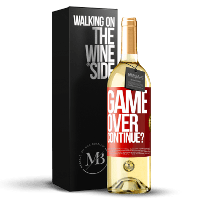 «GAME OVER. Continue?» Edición WHITE