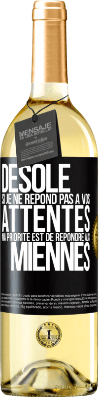 29,95 € Envoi gratuit | Vin blanc Édition WHITE Désolé si je ne répond pas à vos attentes. Ma priorité est de répondre aux miennes Étiquette Noire. Étiquette personnalisable Vin jeune Récolte 2024 Verdejo