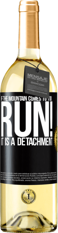 29,95 € Free Shipping | White Wine WHITE Edition If the mountain comes to you ... Run! It is a detachment Black Label. Customizable label Young wine Harvest 2023 Verdejo