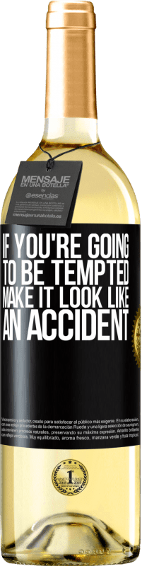 29,95 € Free Shipping | White Wine WHITE Edition If you're going to be tempted, make it look like an accident Black Label. Customizable label Young wine Harvest 2025 Verdejo