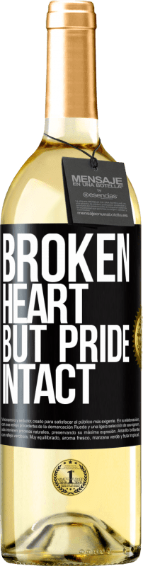 29,95 € Free Shipping | White Wine WHITE Edition The broken heart But pride intact Black Label. Customizable label Young wine Harvest 2024 Verdejo