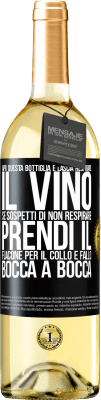 29,95 € Spedizione Gratuita | Vino bianco Edizione WHITE Apri questa bottiglia e lascia respirare il vino. Se sospetti di non respirare, prendi il flacone per il collo e fallo bocca Etichetta Nera. Etichetta personalizzabile Vino giovane Raccogliere 2024 Verdejo