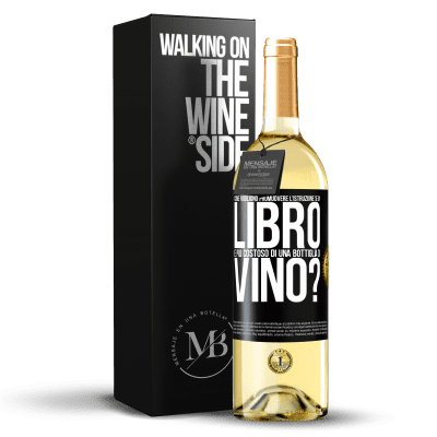 «Come vogliono promuovere l'istruzione se un libro è più costoso di una bottiglia di vino» Edizione WHITE