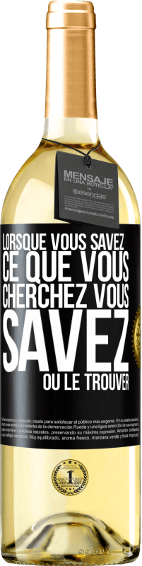 29,95 € Envoi gratuit | Vin blanc Édition WHITE Lorsque vous savez ce que vous cherchez, vous savez où le trouver Étiquette Noire. Étiquette personnalisable Vin jeune Récolte 2023 Verdejo