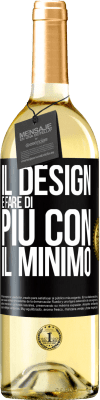 29,95 € Spedizione Gratuita | Vino bianco Edizione WHITE Il design è fare di più con il minimo Etichetta Nera. Etichetta personalizzabile Vino giovane Raccogliere 2023 Verdejo