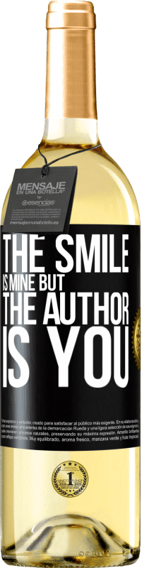 29,95 € Free Shipping | White Wine WHITE Edition The smile is mine, but the author is you Black Label. Customizable label Young wine Harvest 2023 Verdejo