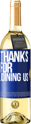 29,95 € 送料無料 | 白ワイン WHITEエディション ご参加いただきありがとうございます 青いタグ. カスタマイズ可能なラベル 若いワイン 収穫 2024 Verdejo