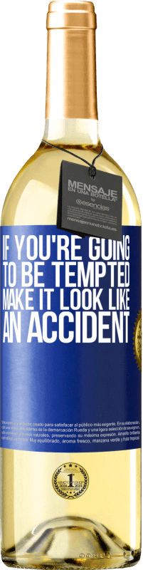 29,95 € Free Shipping | White Wine WHITE Edition If you're going to be tempted, make it look like an accident Blue Label. Customizable label Young wine Harvest 2024 Verdejo