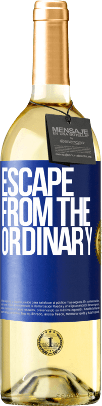 29,95 € Free Shipping | White Wine WHITE Edition Escape from the ordinary Blue Label. Customizable label Young wine Harvest 2024 Verdejo