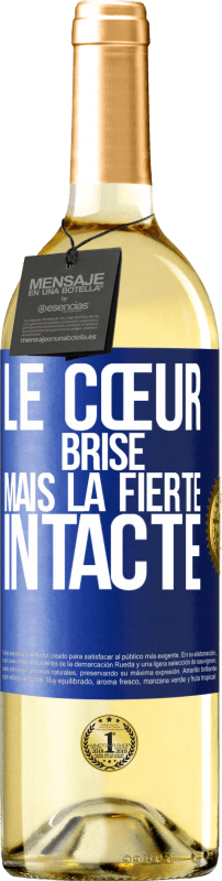 29,95 € Envoi gratuit | Vin blanc Édition WHITE Le cœur brisé. Mais la fierté intacte Étiquette Bleue. Étiquette personnalisable Vin jeune Récolte 2024 Verdejo