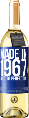 29,95 € 送料無料 | 白ワイン WHITEエディション 1967年製。完璧な熟成 青いタグ. カスタマイズ可能なラベル 若いワイン 収穫 2025 Verdejo