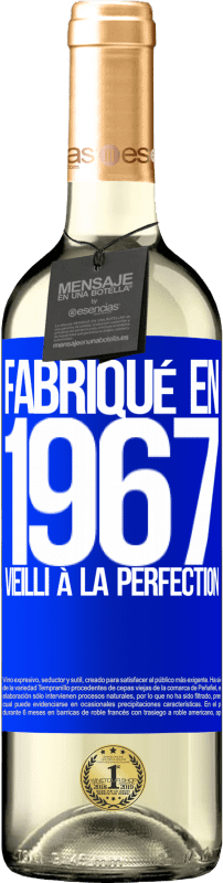 29,95 € Envoi gratuit | Vin blanc Édition WHITE Fabriqué en 1967. Vieilli à la perfection Étiquette Bleue. Étiquette personnalisable Vin jeune Récolte 2023 Verdejo
