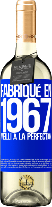 29,95 € Envoi gratuit | Vin blanc Édition WHITE Fabriqué en 1967. Vieilli à la perfection Étiquette Bleue. Étiquette personnalisable Vin jeune Récolte 2024 Verdejo